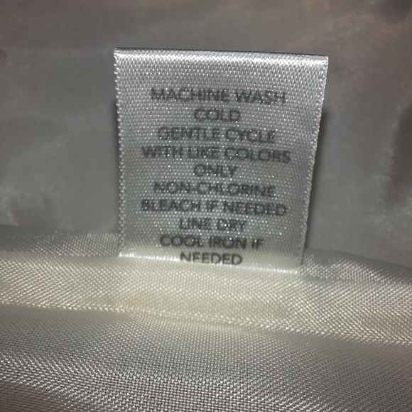 Christopher & Banks Neutral Tan Linen Blend Panel Flare Midi Skirt SZ 12 - Picture 7 of 11